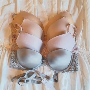 Lot of four 34B bras
